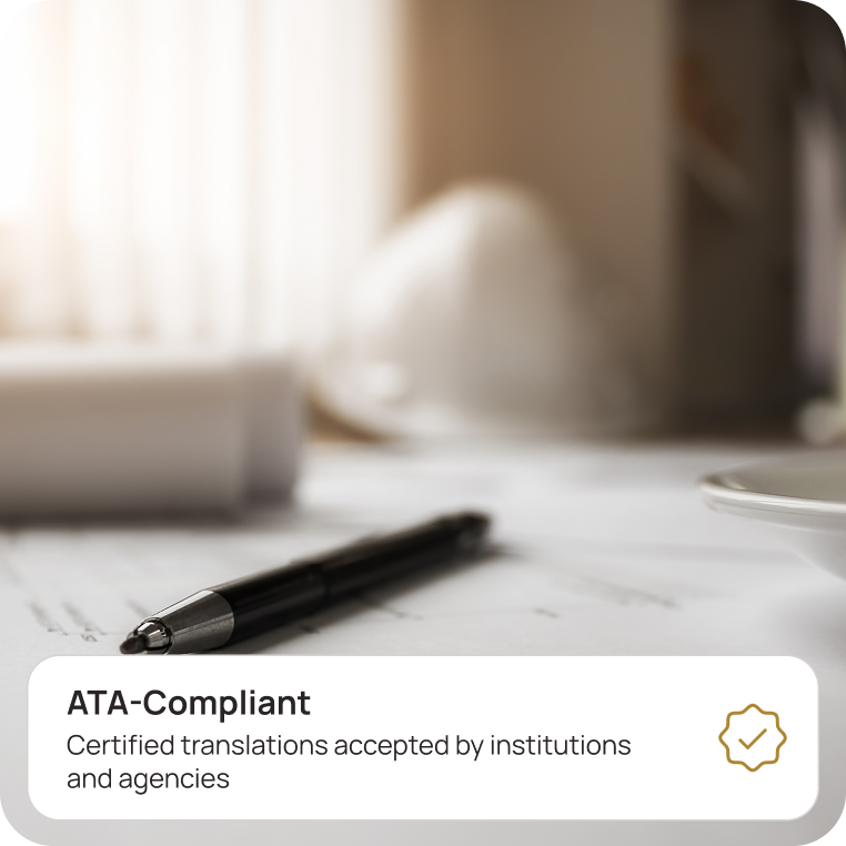 certified translation services