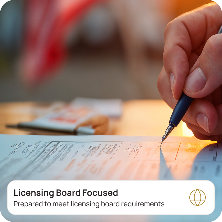 Professional Licensing Evaluations
