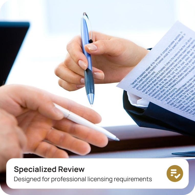 Other Regulated Profession Evaluations