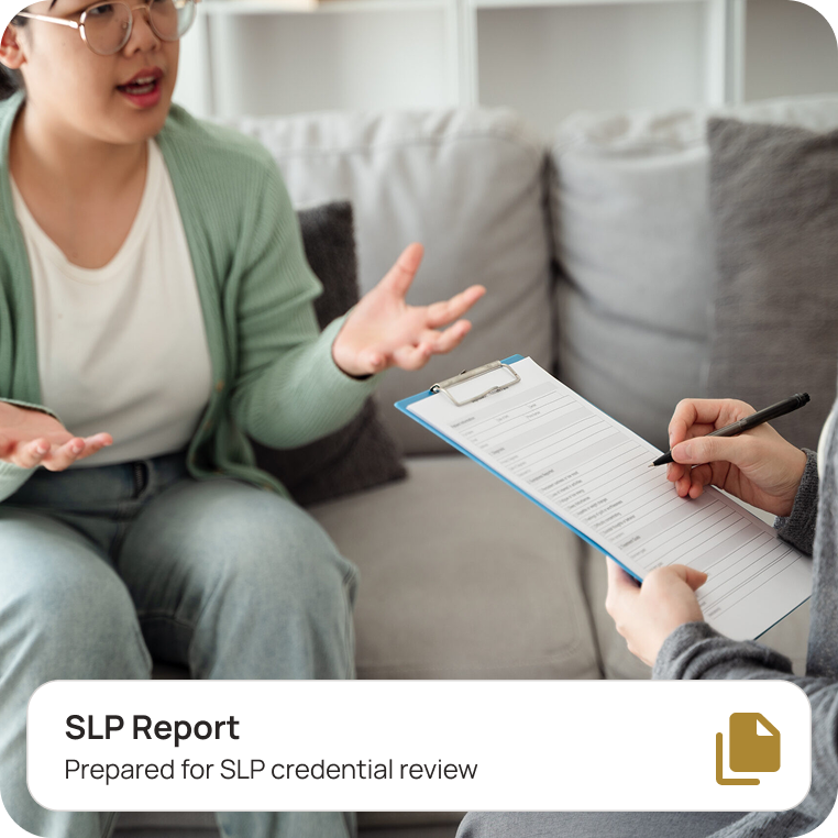 What Your SLP Evaluation Includes